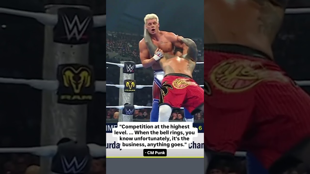 CM Punk weighs in on his upcoming match against Cody Rhodes 🔥 thumbnail