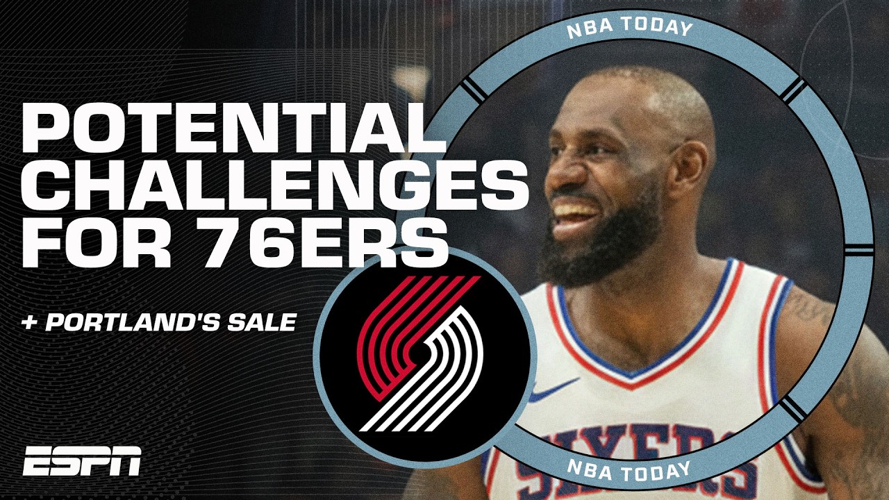 Trail Blazers LEAVING Portland!? 😬 + 76ers' potential challenges & Heat's roster in flux | NBA Today thumbnail