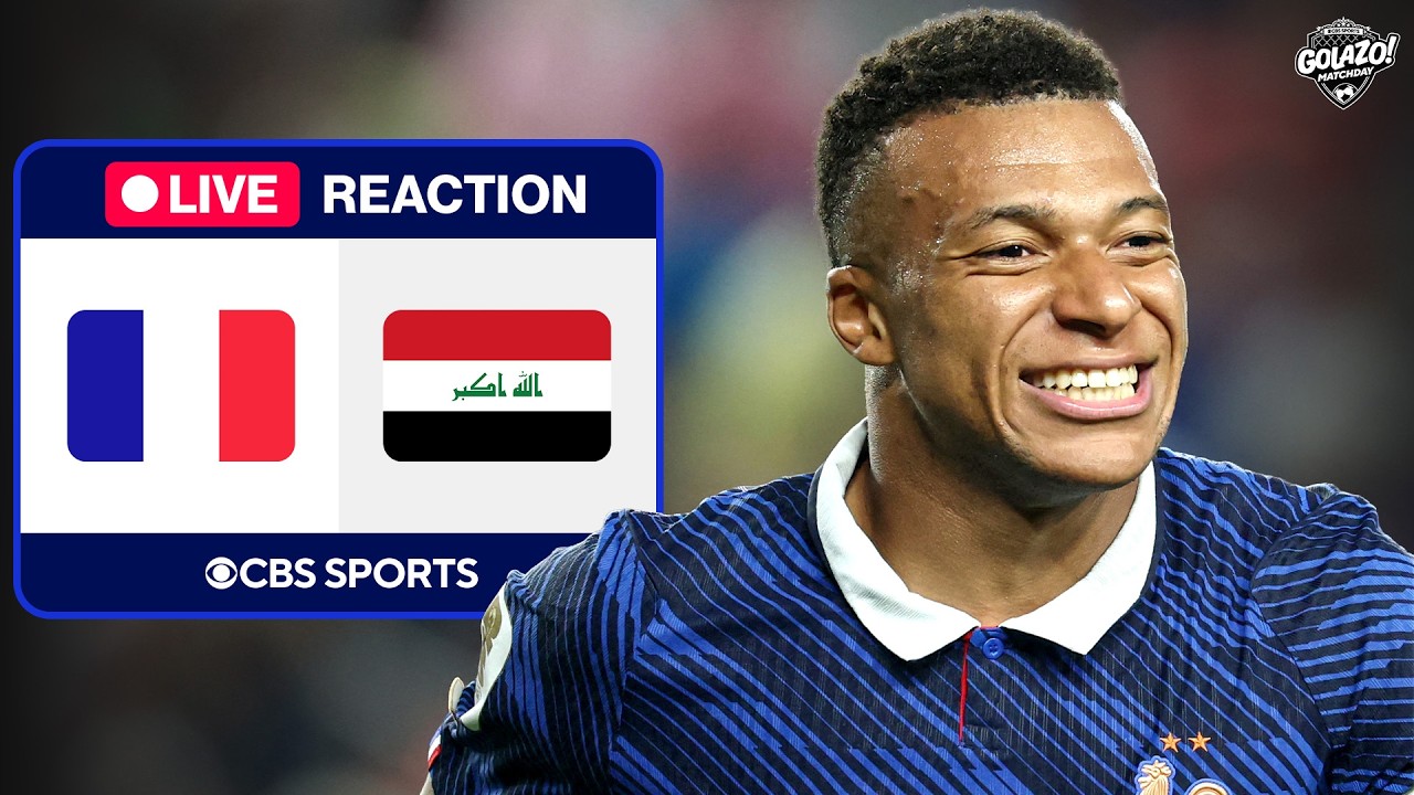 Kylian Mbappé & Ousmane Dembélé Lead France Past Iraq thumbnail